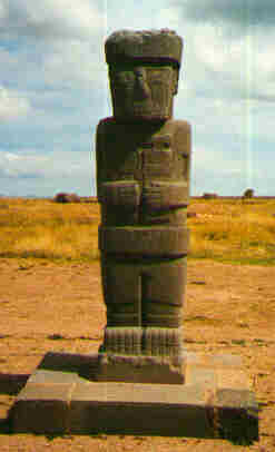 Statue in Tiahuanaco