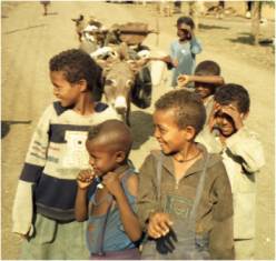Kinder in Shedi / Aethopien
