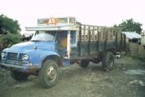Mit diesem Lastwagen ging es von Gedaref nach Gallabat / Sudan