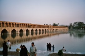 historische Brücke in Isfahan