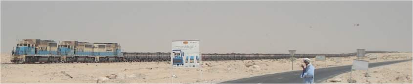 Der längste Eisenerzzug der Welt / Nouadhibou